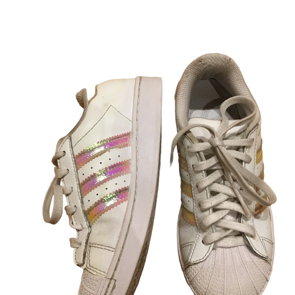 Adidas Superstar 3 Stripe Metallic Shoes​​​​​​